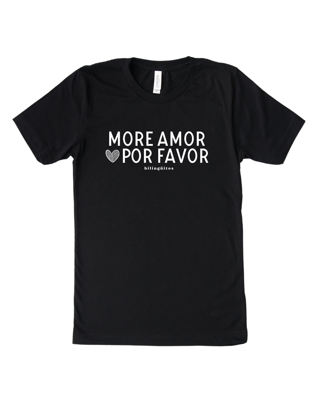 More Amor Por Favor adult tee
