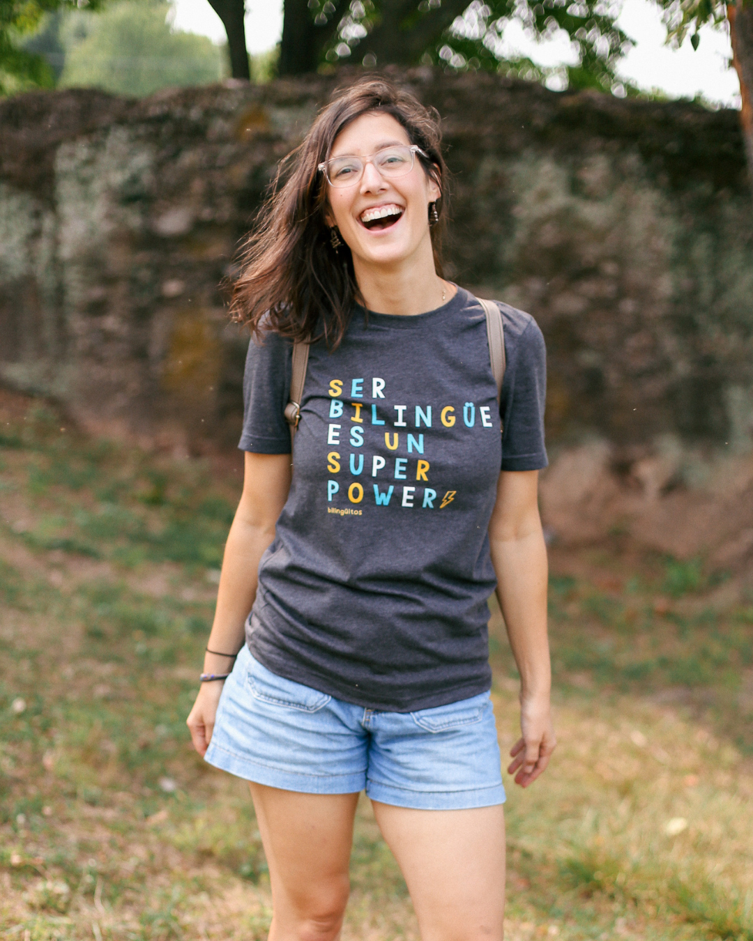 Ser Bilingüe Super Power Tee