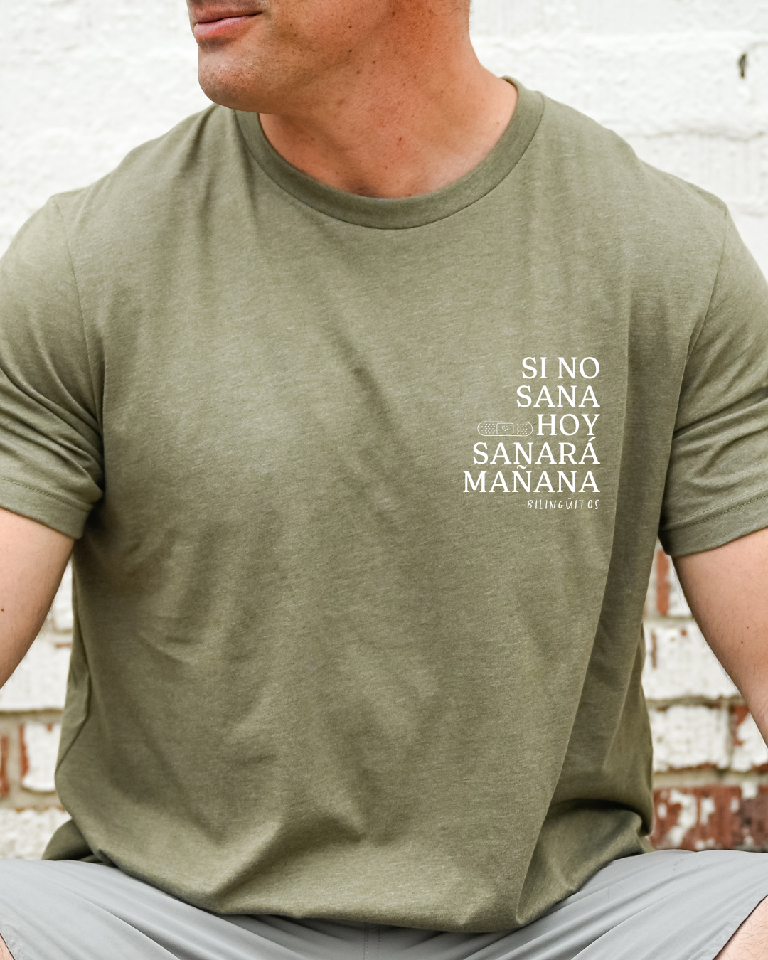Si No Sana Hoy Text Tee