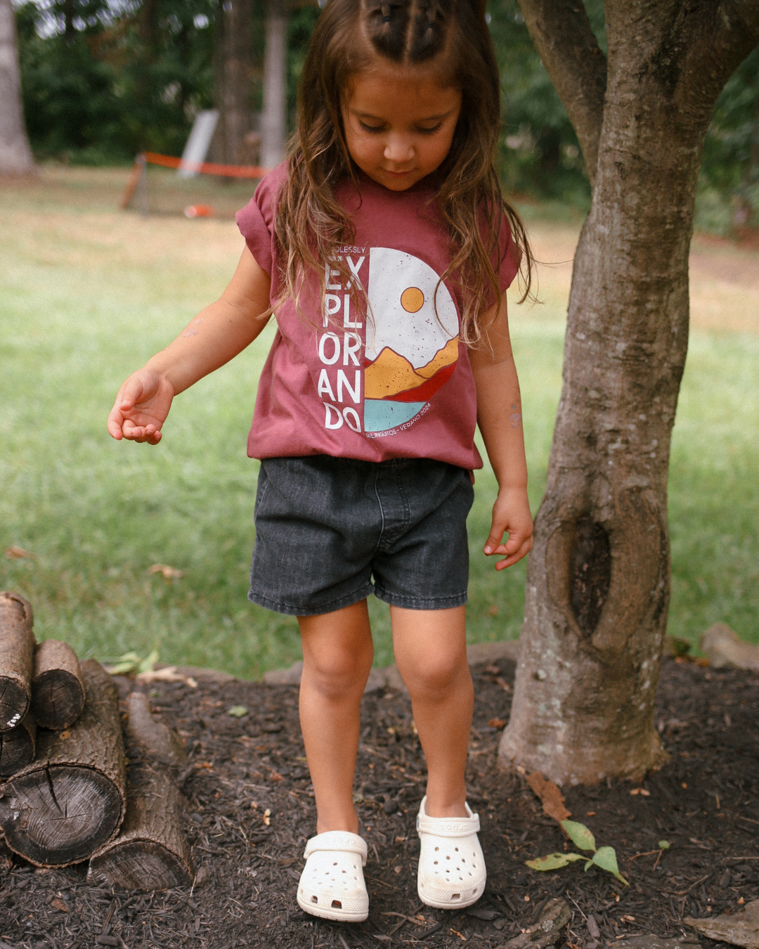 Explorando Camp Shirt Throwback (Kid)