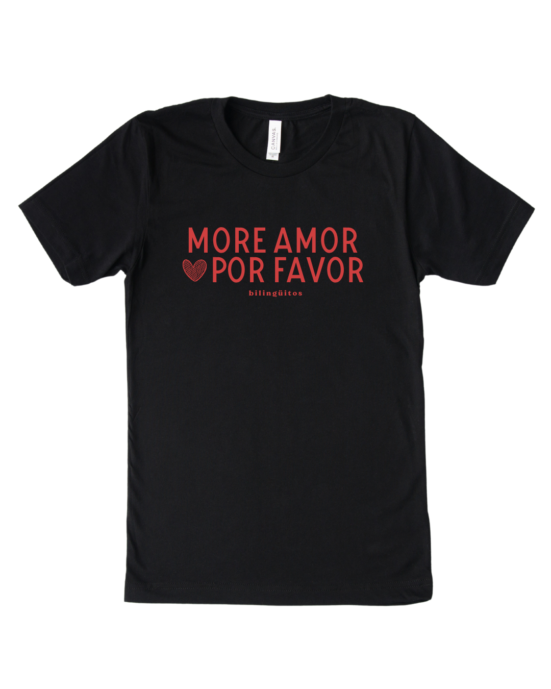 More Amor Por Favor adult tee