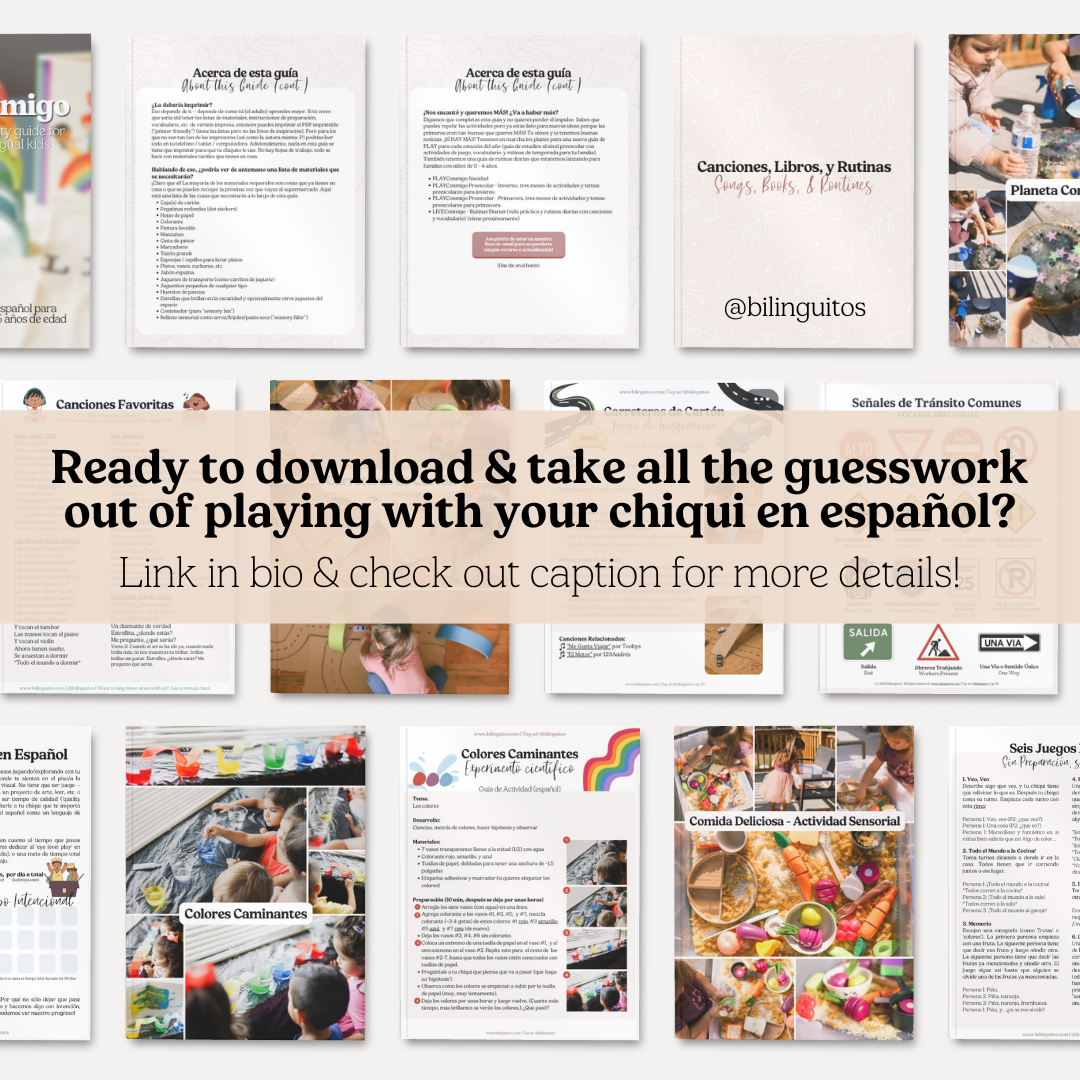 PLAYConmigo Anytime - Monthlong Spanish Play Curriculum