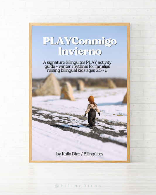 PLAYConmigo Invierno - Spanish Play Curriculum + Winter Rhythms