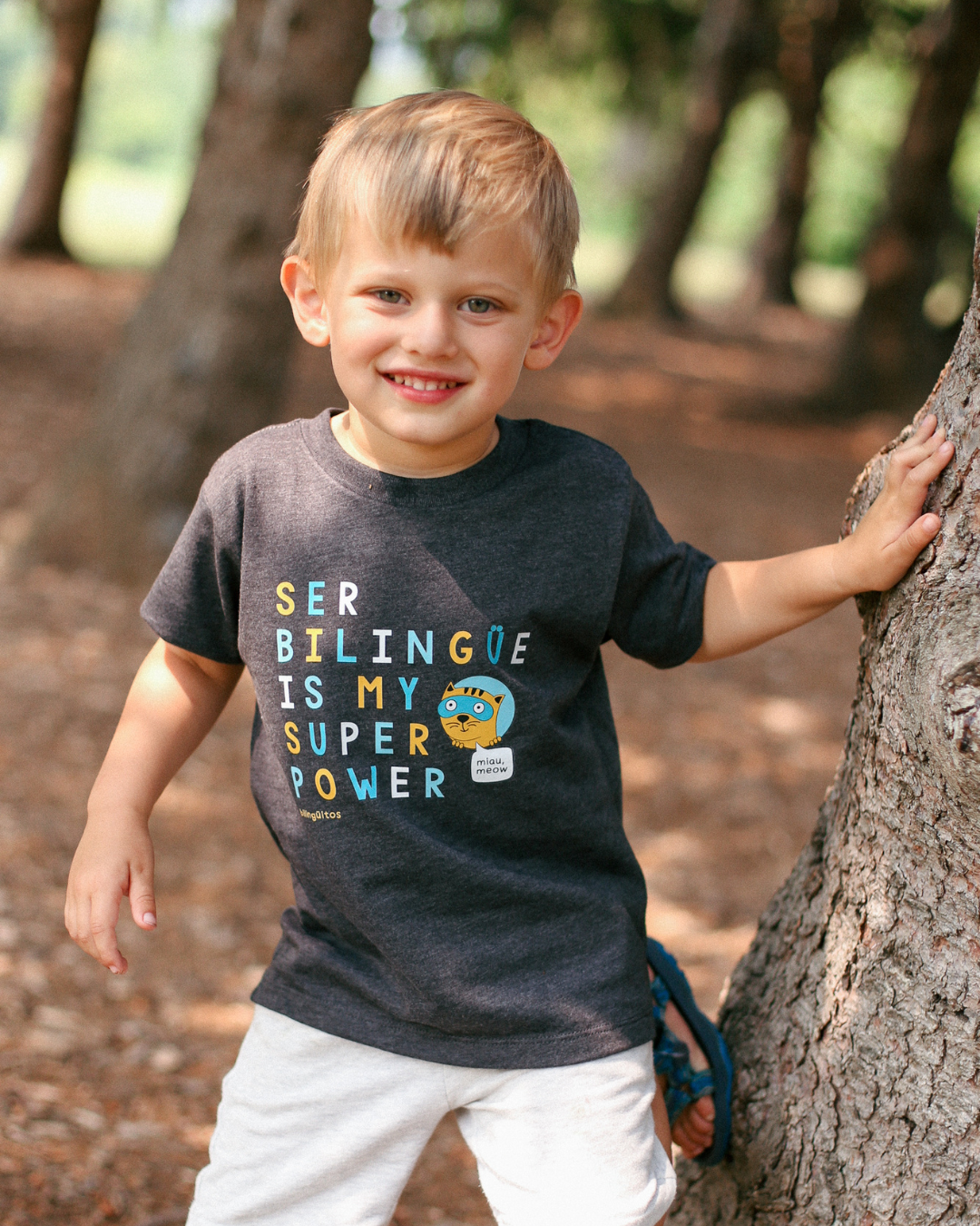 Ser Bilingüe Super Power Tee