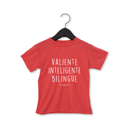 Valiente Inteligente Bilingüe Tee