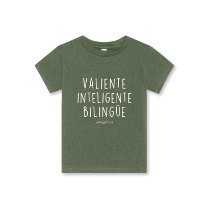 Valiente Inteligente Bilingüe Tee